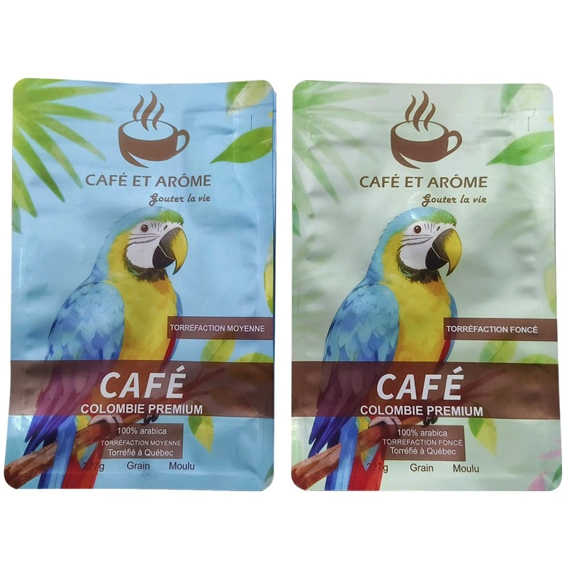 Eight-sided Zipper Coffee Bag suppliers
