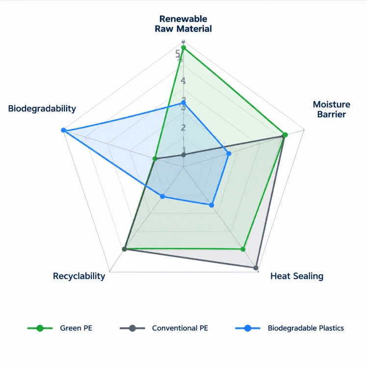 Green PE Vs. Conventional PE Vs. Biodegradable Plastics Green PE Vs. Conventional PE Vs. Biodegradable Plastics